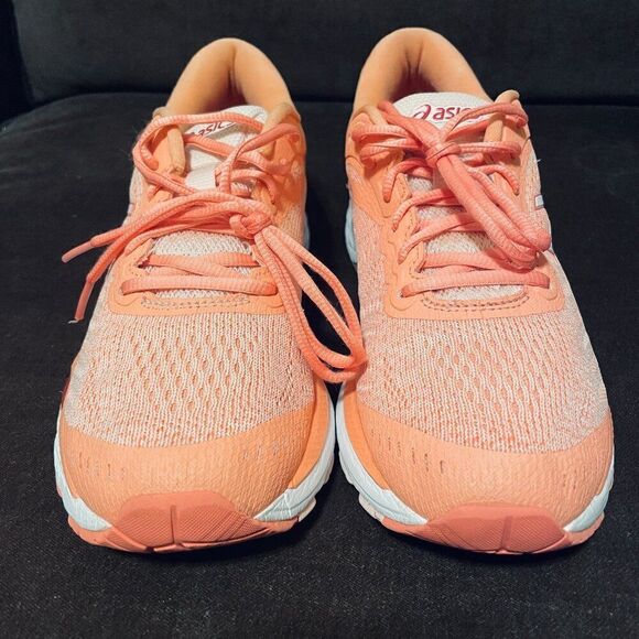 Fabulous Condition Asics Gel Kayano 24 Seashell Orange women's 8 US 39 EUR T799N - Picture 2 of 12